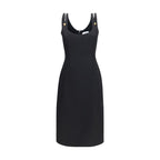 Black Wool Oves Aries Cocktail Dress