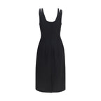 Black Wool Oves Aries Cocktail Dress