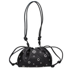 Black Leather Shoulder Bag