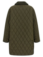 Bicolor Polyester Full-Length Jacket