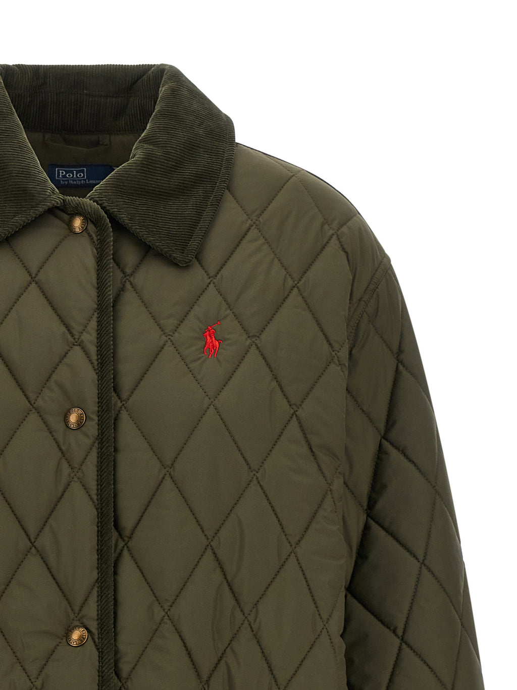 Bicolor Polyester Full-Length Jacket