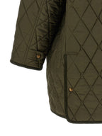 Bicolor Polyester Full-Length Jacket