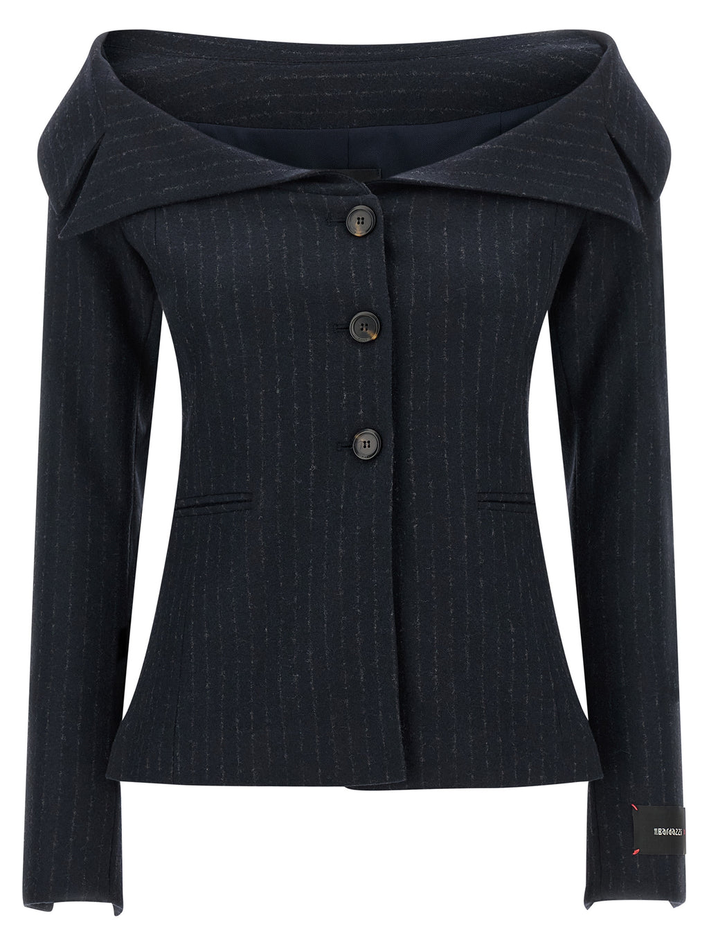 Blue Polyester Blazer