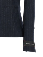 Blue Polyester Blazer