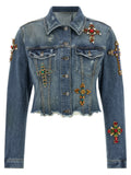 Blue Cotton Denim Jacket