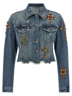 Blue Cotton Denim Jacket