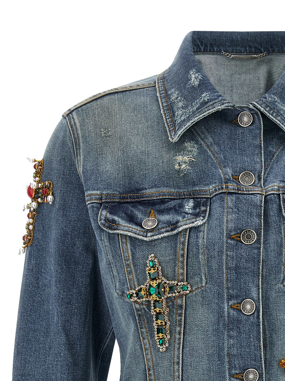 Blue Cotton Denim Jacket