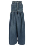 Blue Denim Skirt