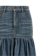 Blue Denim Skirt