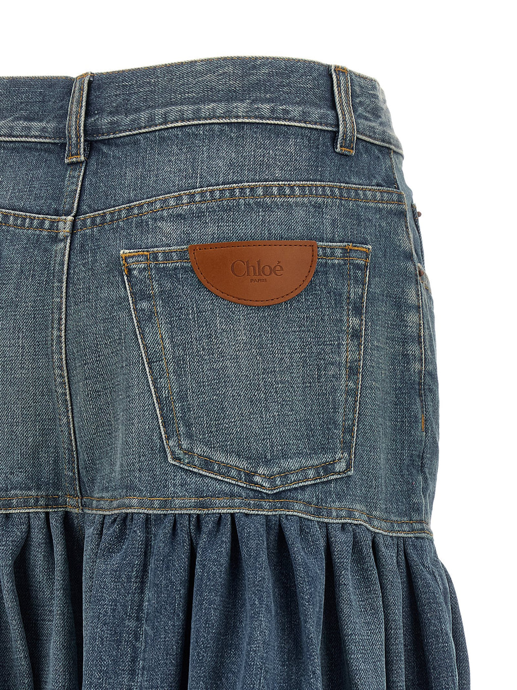Blue Denim Skirt
