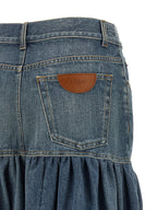 Blue Denim Skirt