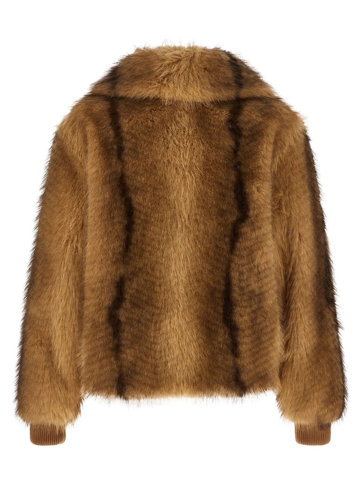 Beige Polyester Bomber