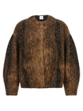Brown Wool Full-Length Jacket