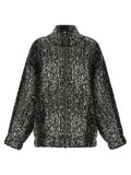 Bicolor Wool Bomber