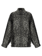 Bicolor Wool Bomber