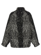 Bicolor Wool Bomber