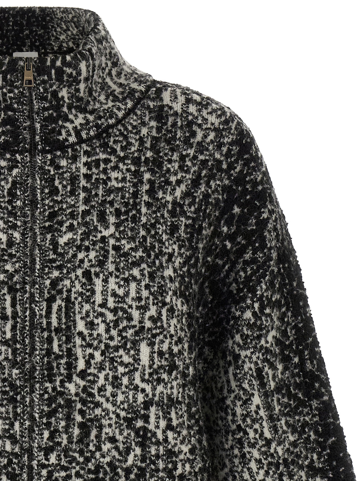 Bicolor Wool Bomber