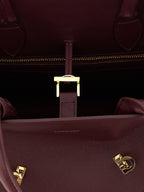 Bordeaux Calfskin Handbag