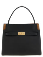 Black Lambskin Shoulder Bag