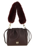 Bordeaux Lambskin Shoulder Bag
