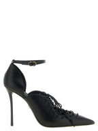Black Calfskin High Heel Pumps