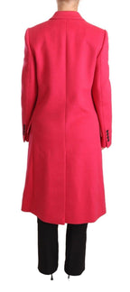 Pink Double Breasted Trenchcoat Jacket