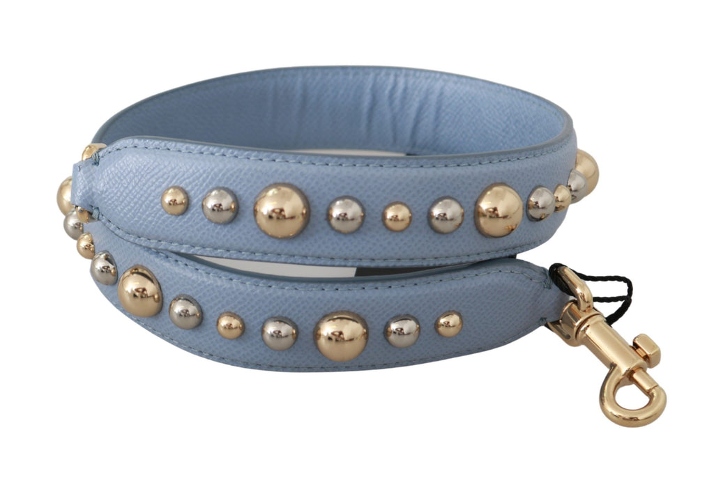 Blue Leather Handbag Accessory Shoulder Strap