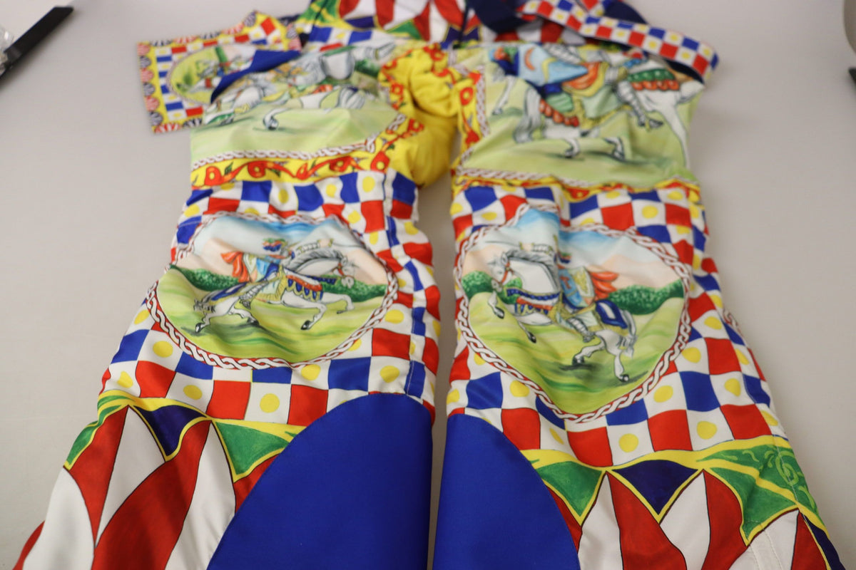 Multicolor Printed Snow Trouser Pants