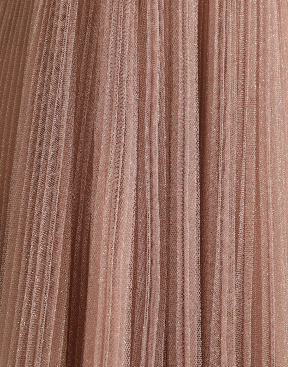 Light Lilac Pleated Lame Tulle One Shoulder Dress