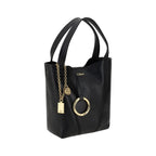Black Calf Leather Bos Taurus Shoulder Bag