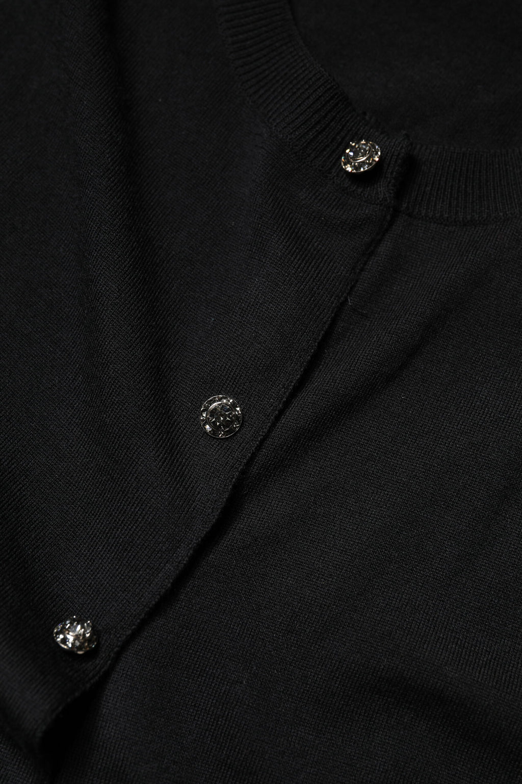 Black Button Down Short Sleeve Blouse Top