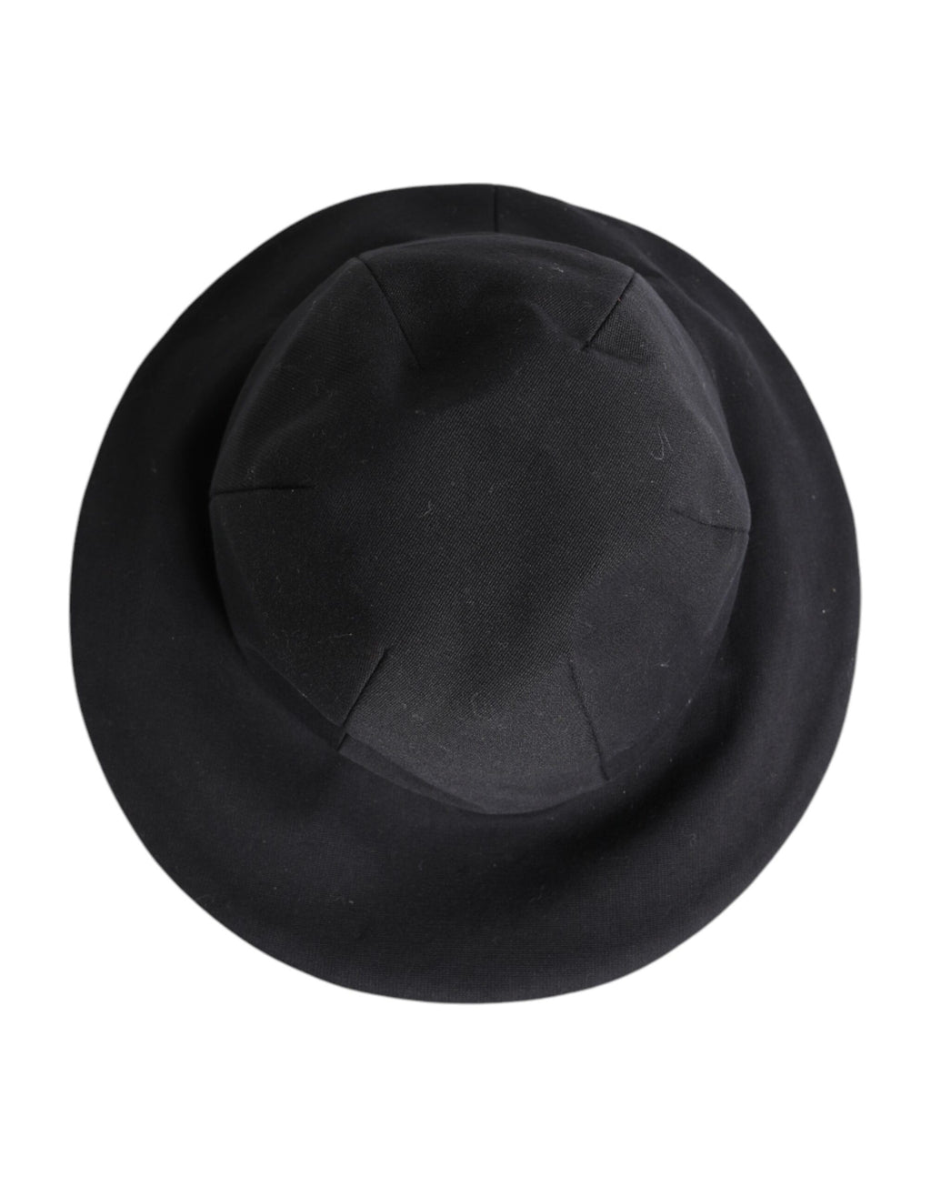 Black Cotton Wide Brim Bucket Hat