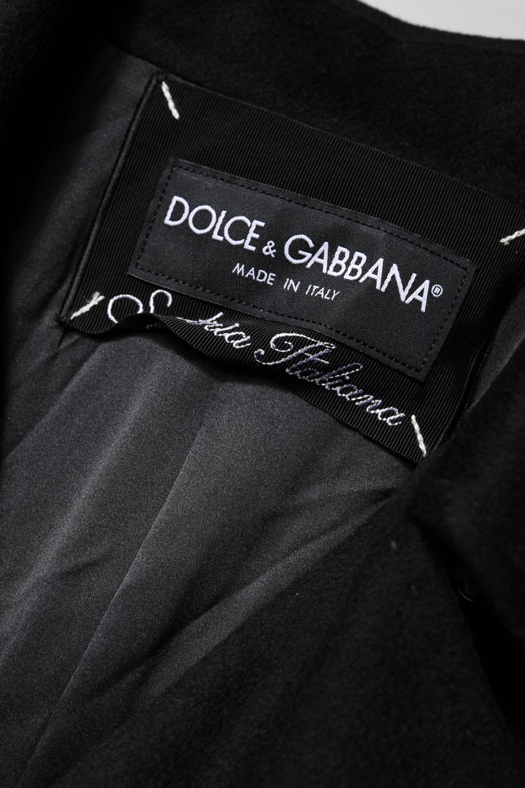 Black Wool Sartoria Italiano Blazer Jacket