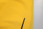 Yellow One Shoulder Side Slit Sheath Dress