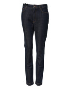 Blue Queen Patch AUDREY Mid Waist Denim Jeans
