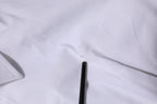 White Cotton Collared Long Sleeves Top Shirt