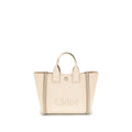 Beige Cotton Handbag