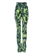 Green Color Splash High Waist Denim Jeans
