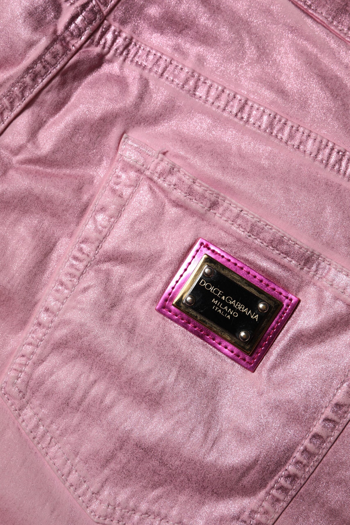 Pink GRACE High Waisted Skinny Denim Jeans