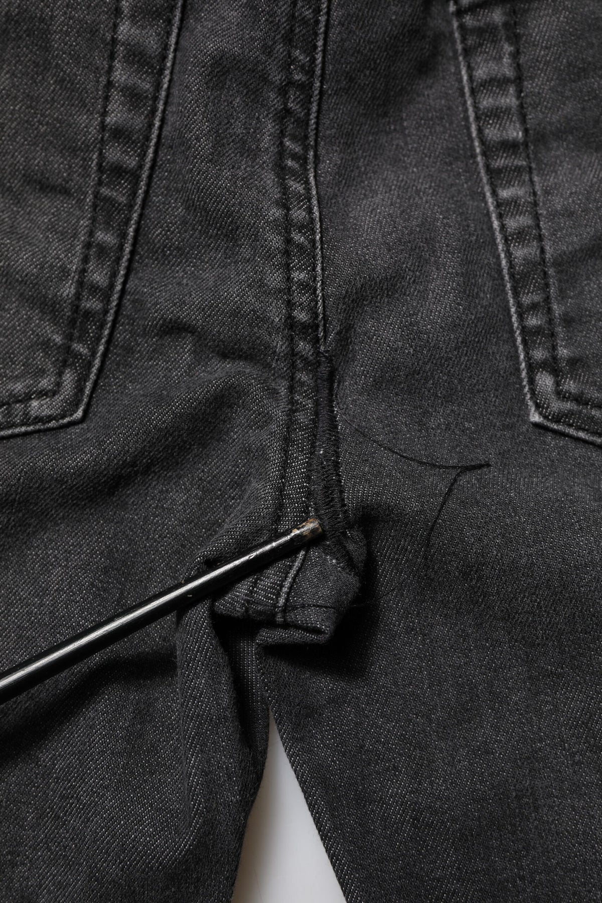 Black Cotton Low Waist Skinny Denim Jeans