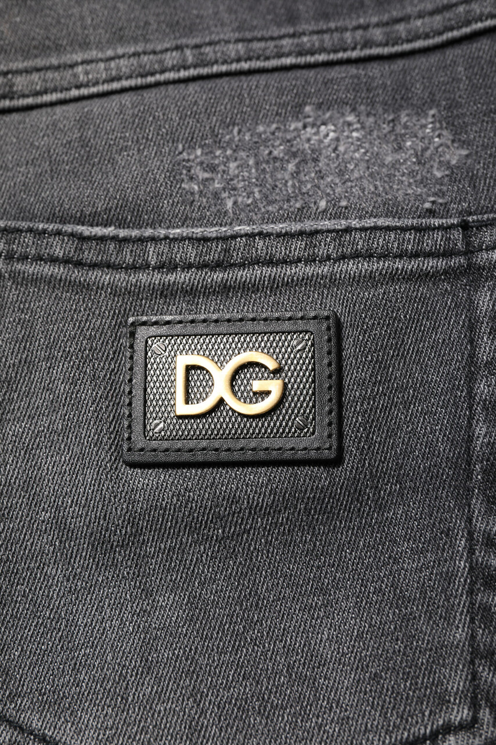 Dark Gray AUDREY Cotton Skinny Denim Jeans