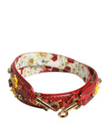 Multicolor Embellished Handbag Accessory Shoulder Strap