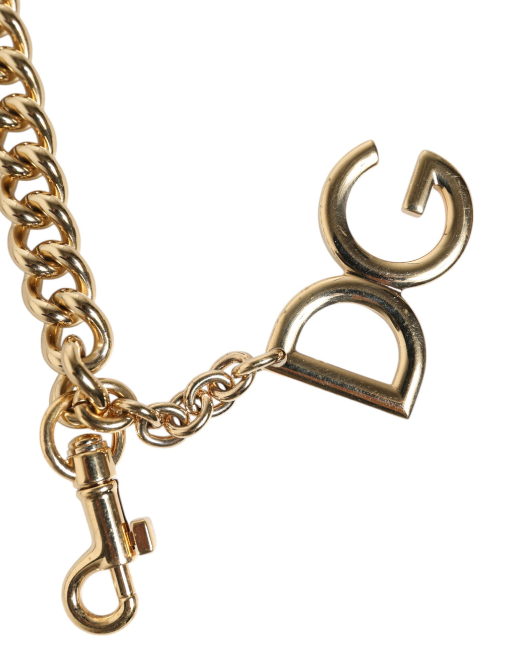 Brown Leopard Gold Brass Chain Accessory Shoulder Strap