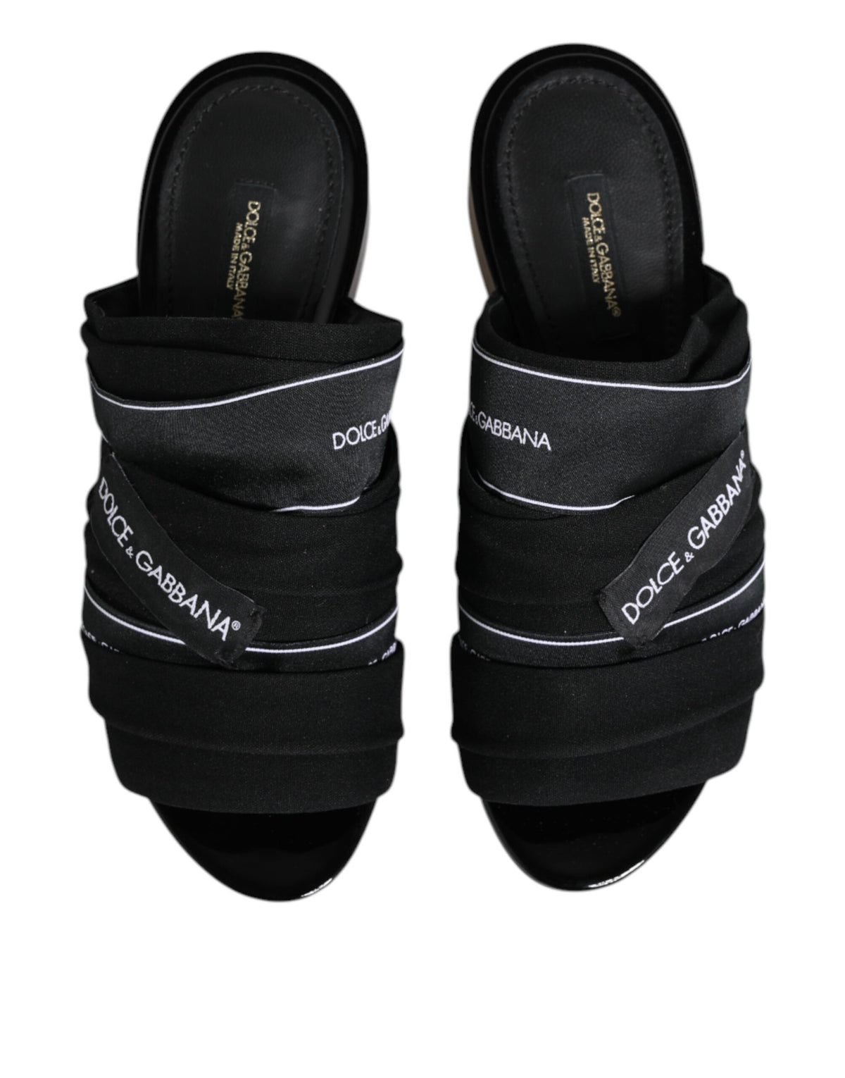 Black Slides Slip On Sandals Shoes