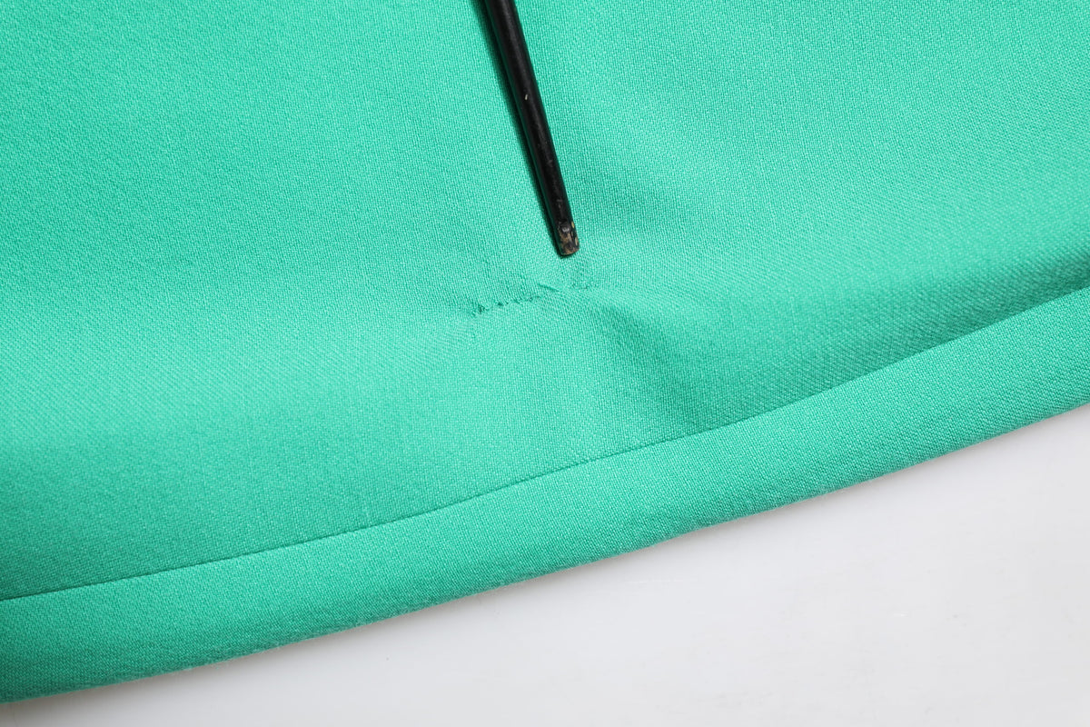 Green Sleeveless Bodycon A-line Mini Dress