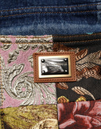Blue Tattered High Waist Women Denim Jeans