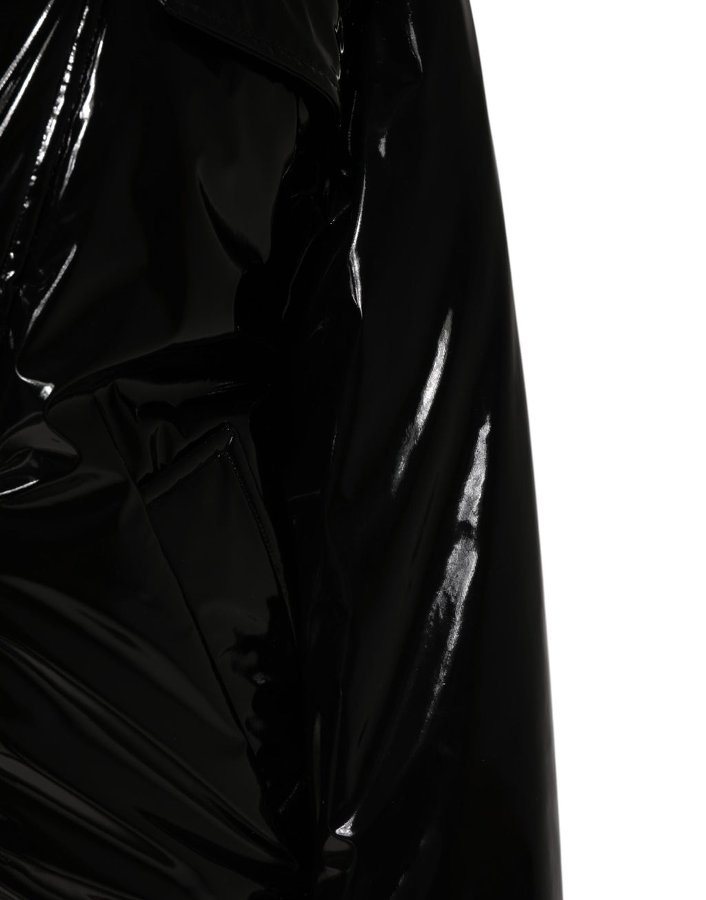 Polyester Black Quilted Puffer Coat  Jacket