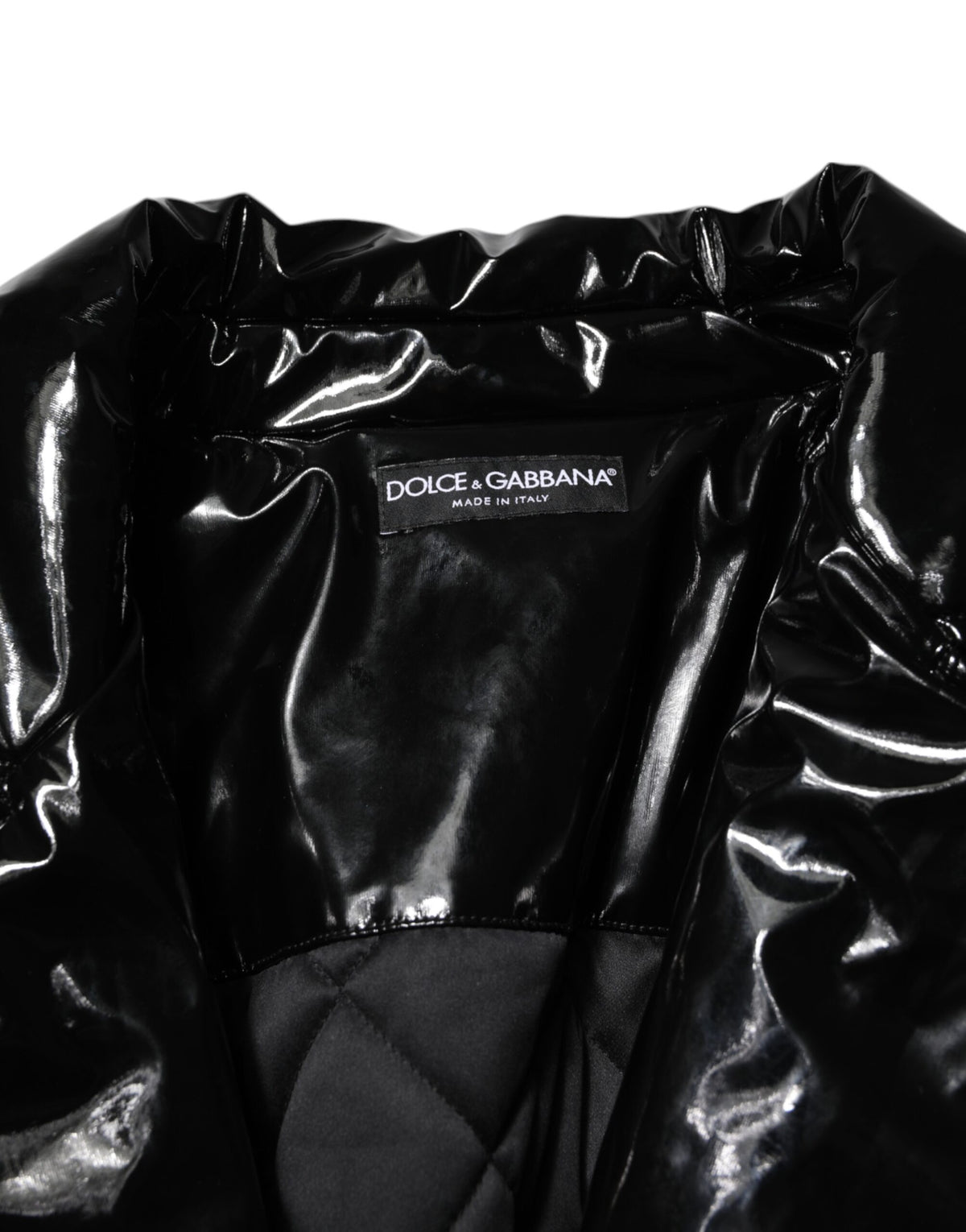 Polyester Black Quilted Puffer Coat  Jacket