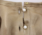 Gold SPECIAL Piece Runway Crystal Blouse