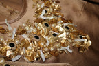 Gold SPECIAL Piece Runway Crystal Blouse